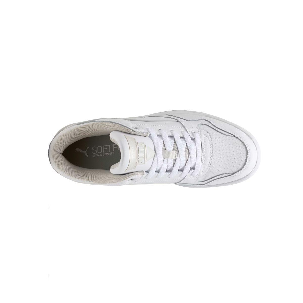 Zapatillas Hombre Rebound Retro Puma Blancas-4