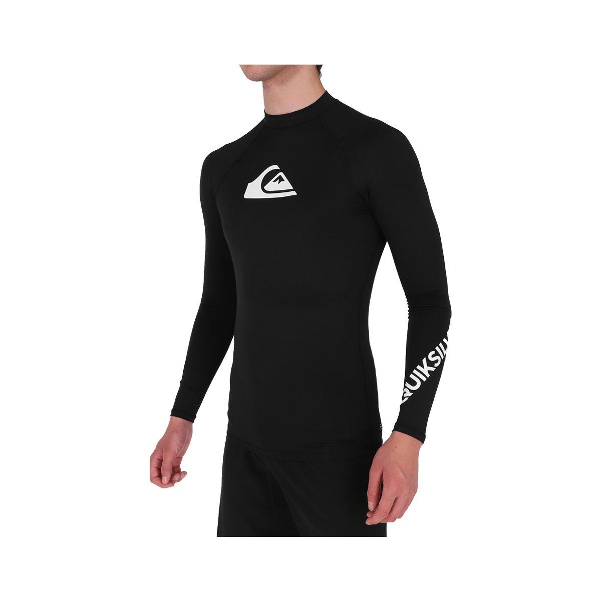 Rashguard Quiksilver All Time Hombre Black-1
