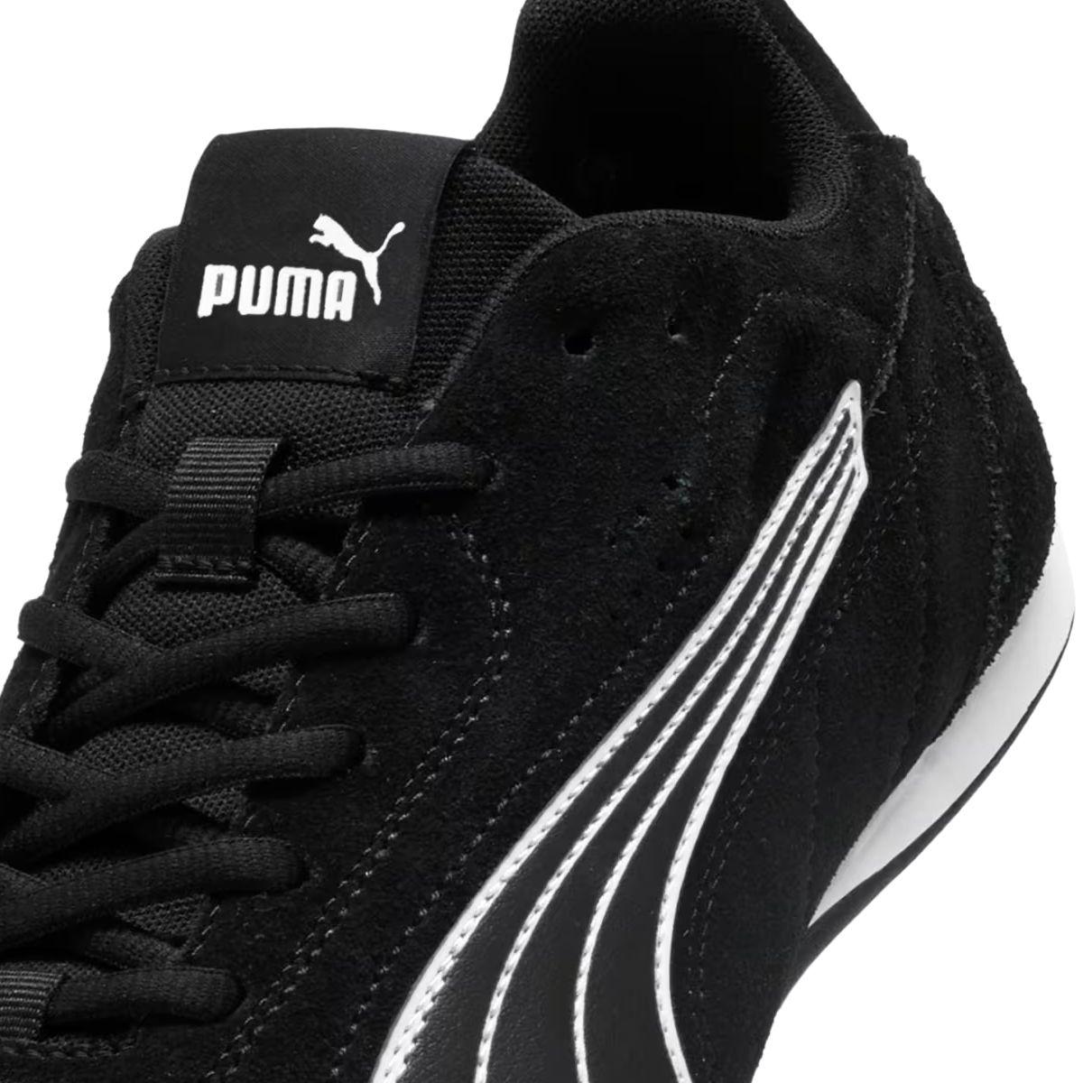 Zapatillas Hombre Catch Puma Negras/Blancas-5