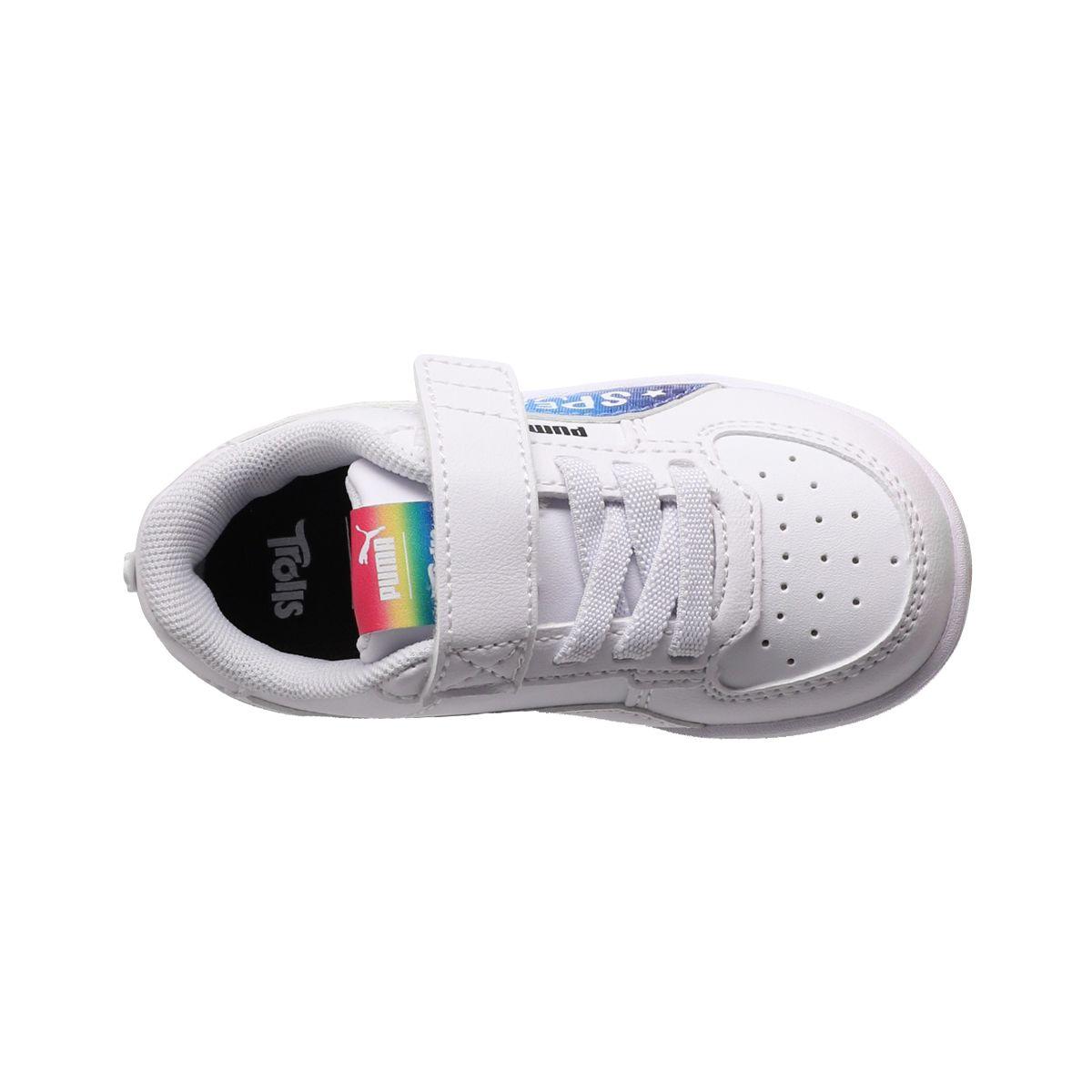 Zapatilla Puma x Trolls Caven 2.0 Niños TD Blanca/Multicolor-4