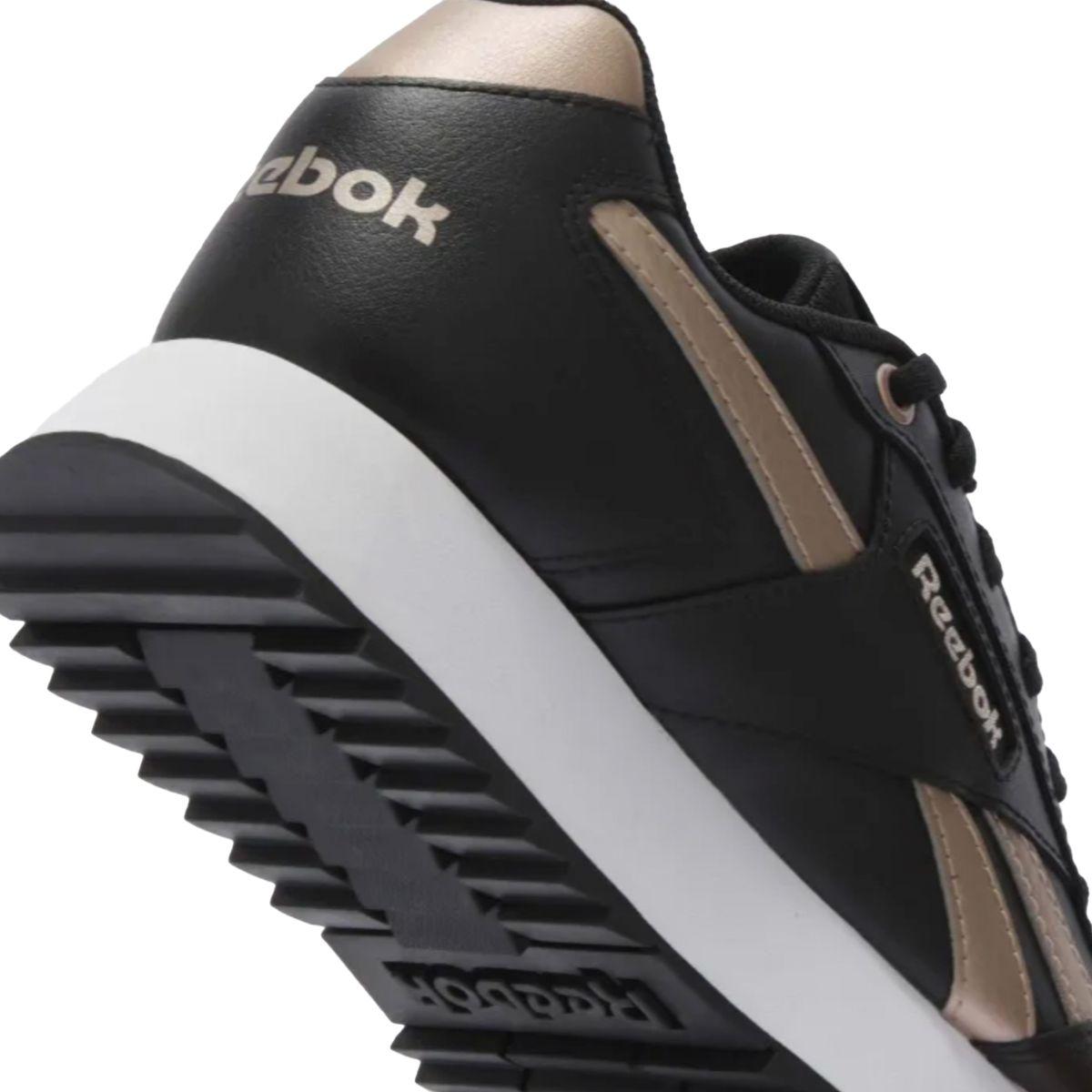 Zapatillas Mujer Glide Ripple Double Reebok Negras/Doradas-5