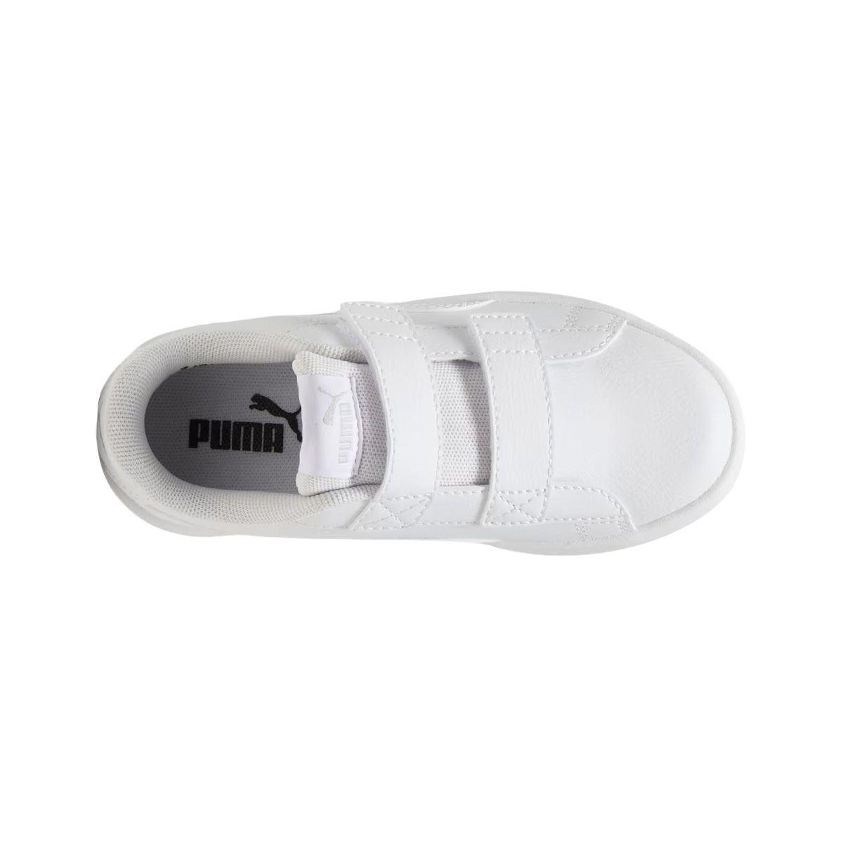 Zapatillas Urbanas Niños Rickie Classic V Puma Blancas-4