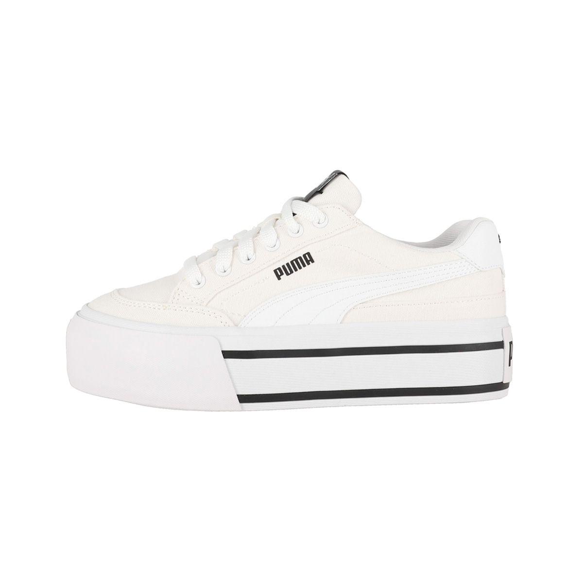 Zapatillas Mujer Court Classic Puma Blancas/Negras-0