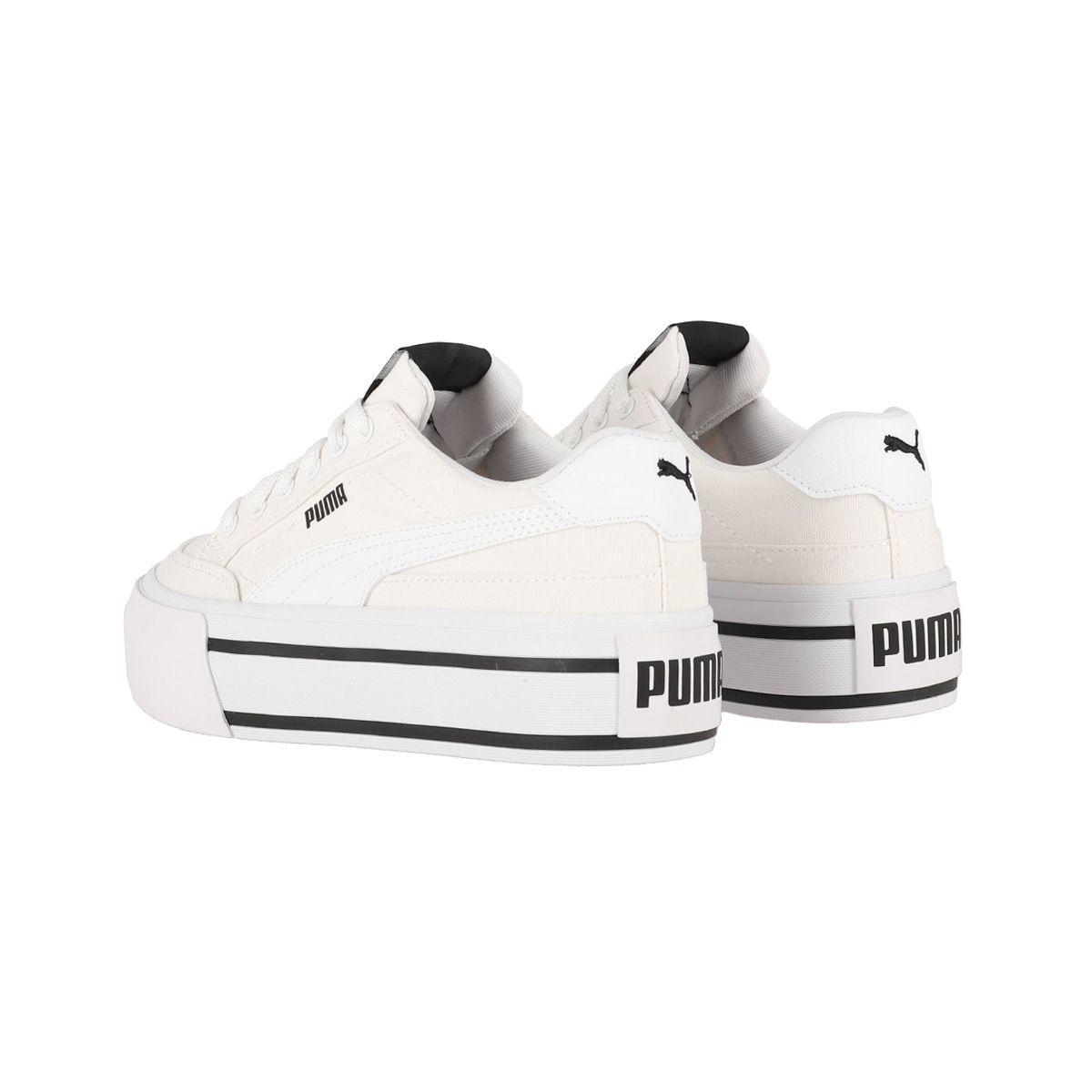 Zapatillas Mujer Court Classic Puma Blancas/Negras-3