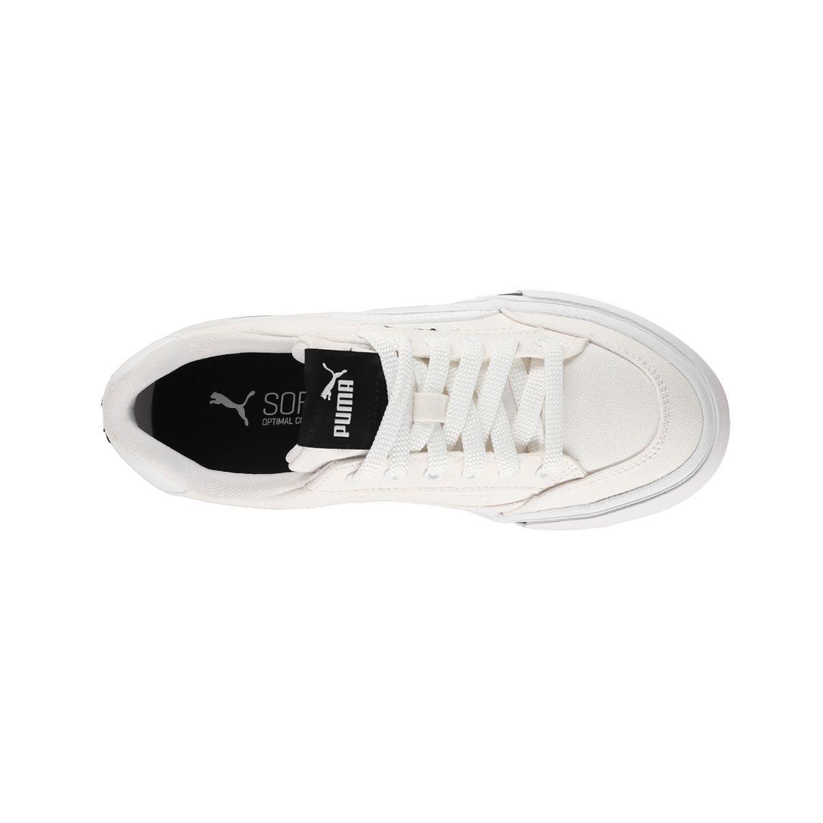 Zapatillas Mujer Court Classic Puma Blancas/Negras-4