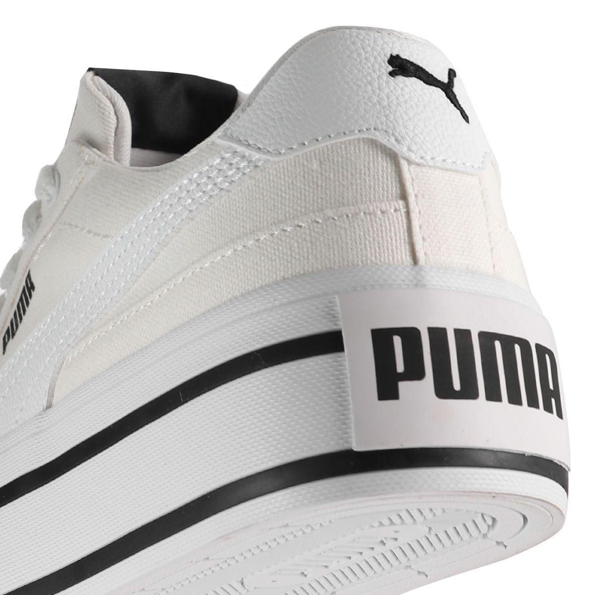 Zapatillas Mujer Court Classic Puma Blancas/Negras-5