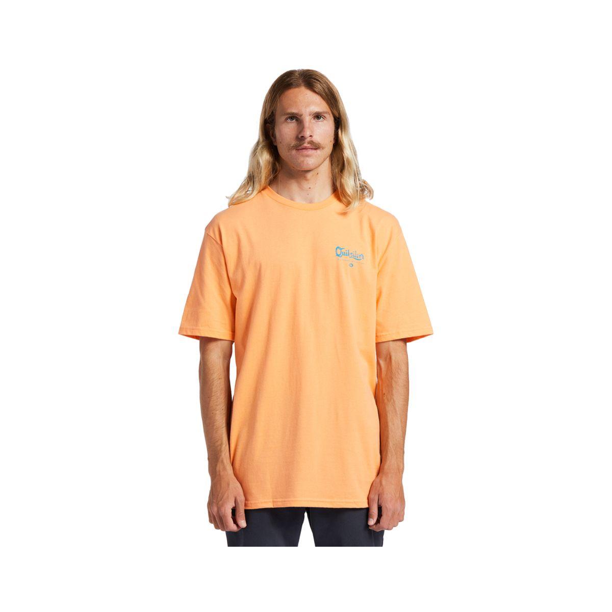 Polera Quiksilver Waterman Fix Hombre Cantaloupe-0