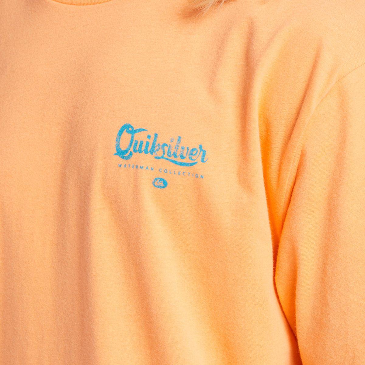 Polera Quiksilver Waterman Fix Hombre Cantaloupe-3