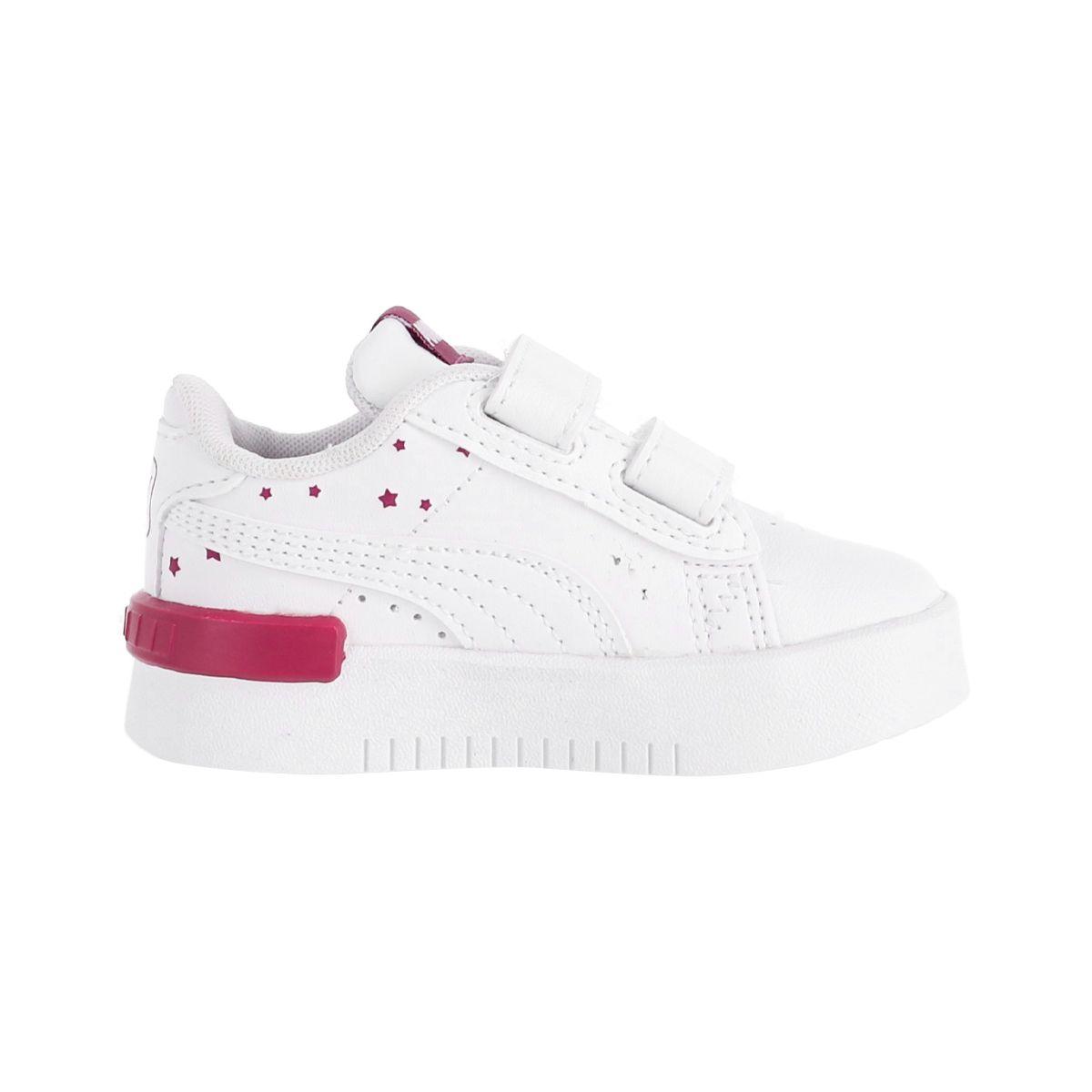 Zapatilla Puma Jada Stars V Niños TD Blancas/Moradas-1