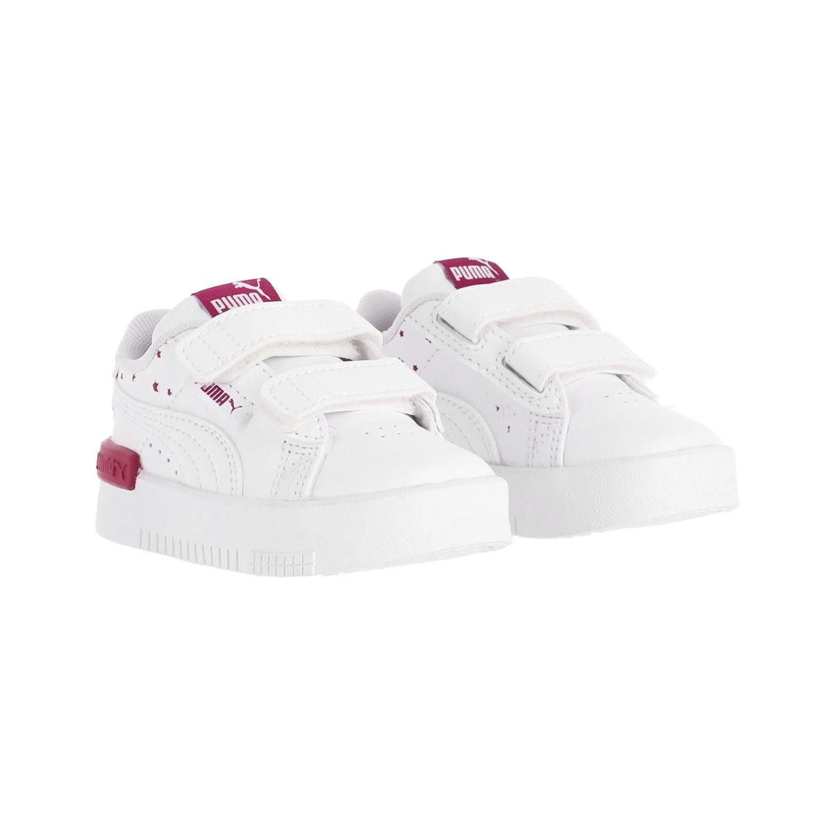 Zapatilla Puma Jada Stars V Niños TD Blancas/Moradas-2
