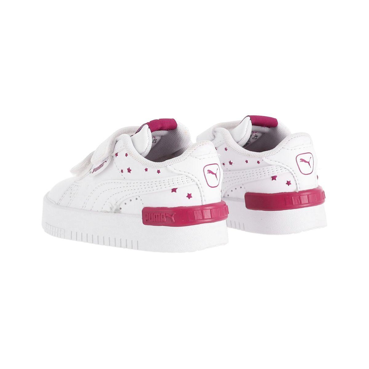 Zapatilla Puma Jada Stars V Niños TD Blancas/Moradas-3