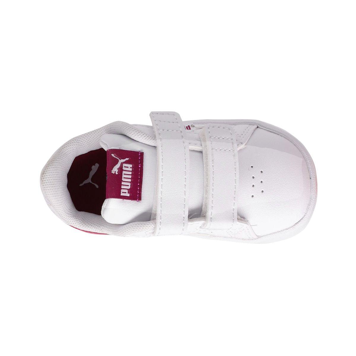 Zapatilla Puma Jada Stars V Niños TD Blancas/Moradas-4