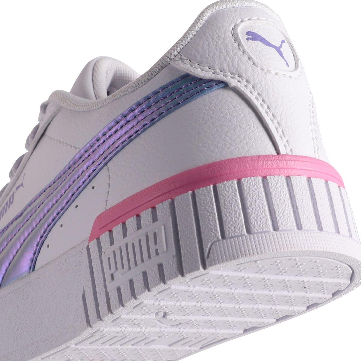 Zapatilla Puma Carina 2.0 Bouncy Sky Niña Blanca/Multicolor-5