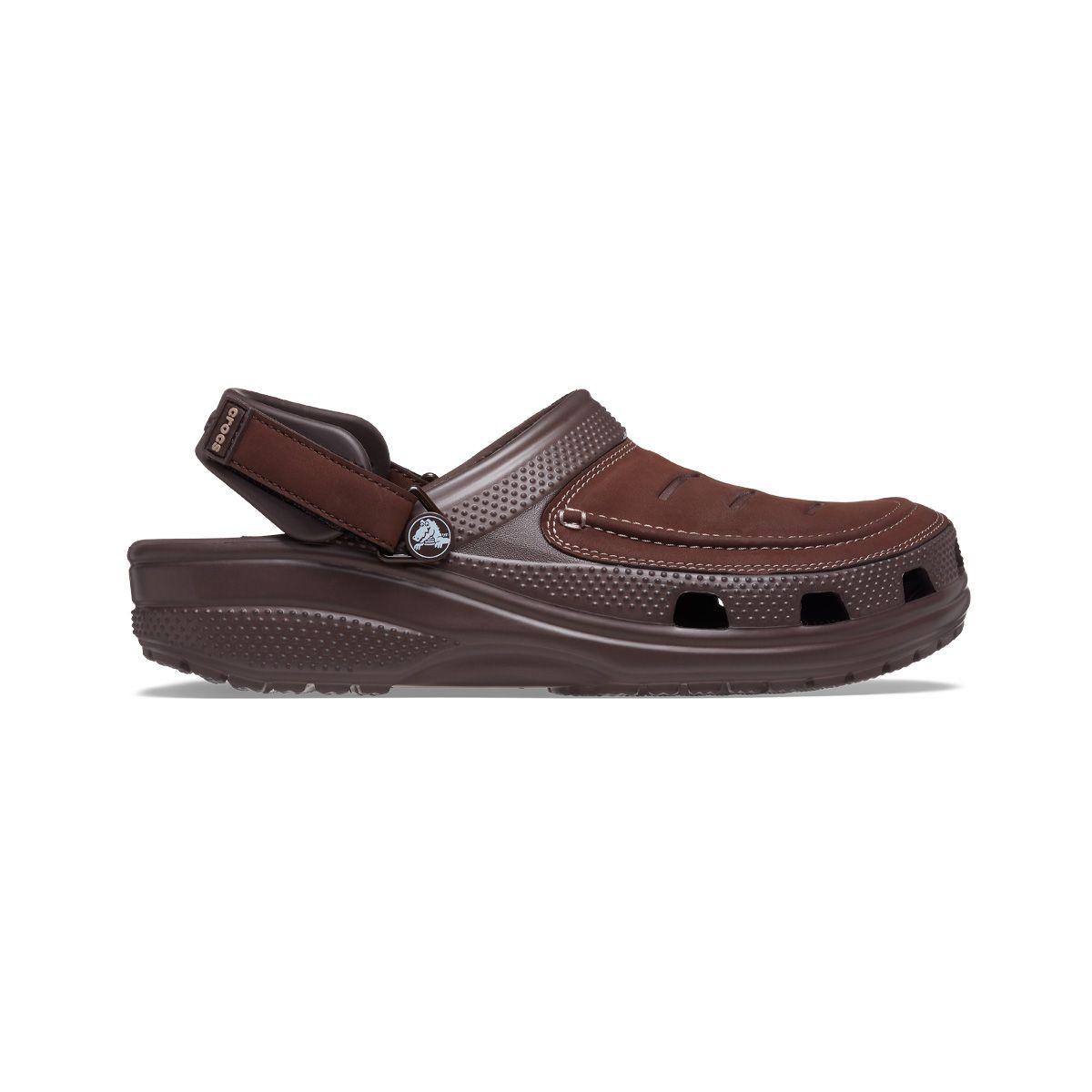 Zueco Hombre  Crocs Yukon Vista II Literide Café-1