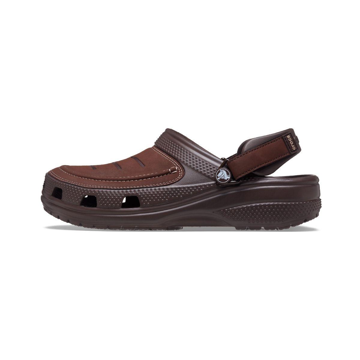 Zueco Hombre  Crocs Yukon Vista II Literide Café-2