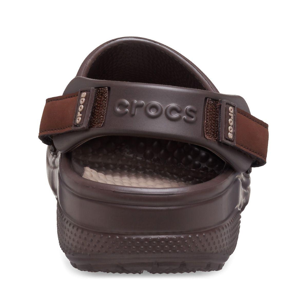 Zueco Hombre  Crocs Yukon Vista II Literide Café-4