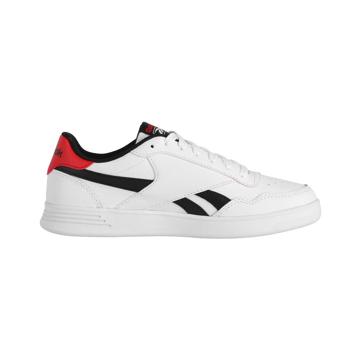 Zapatilla Reebok Court Advance Unisex Blancas/Negras/Rojas-1