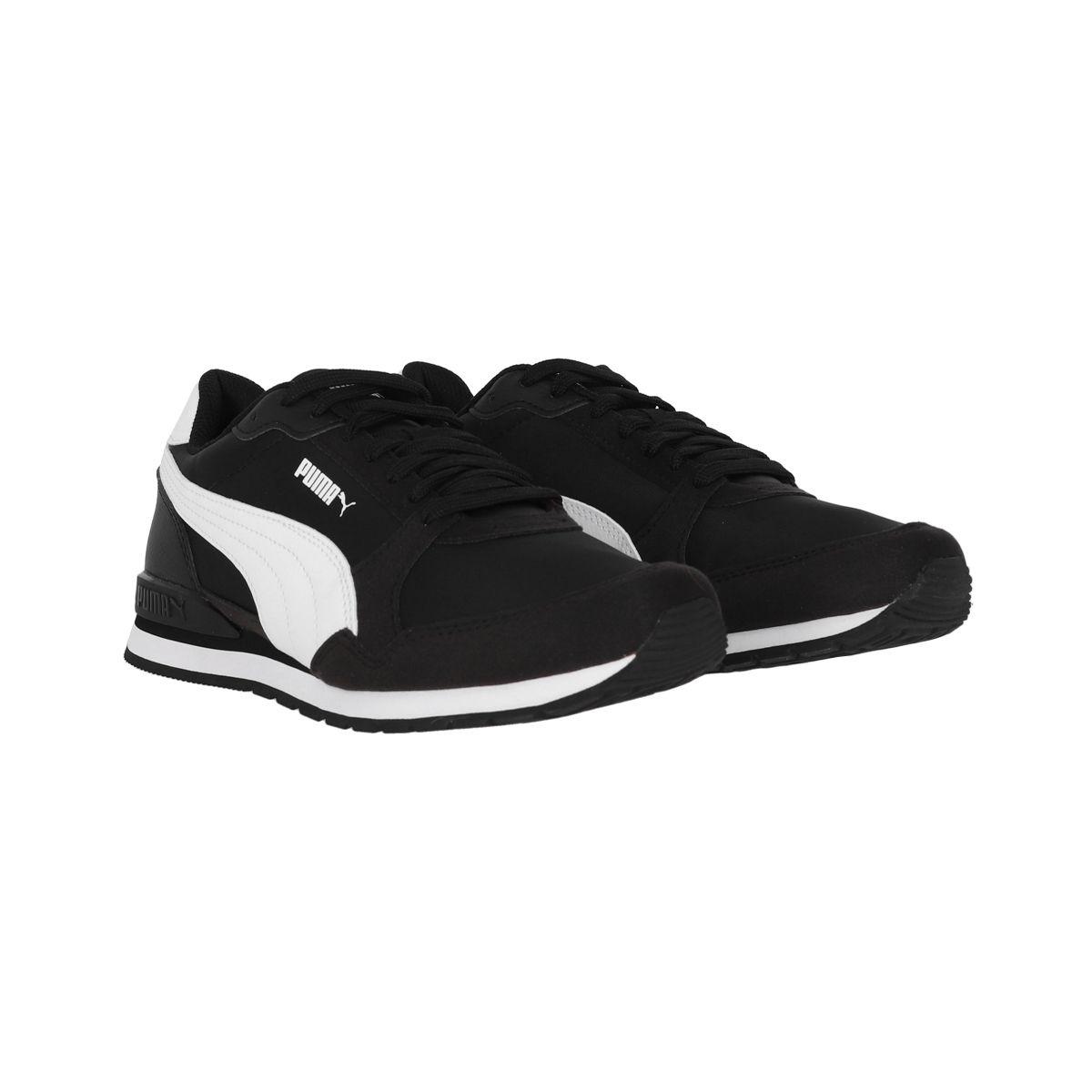 Zapatilla Puma ST Runner v3 NL Flat Hombre Black/White-2