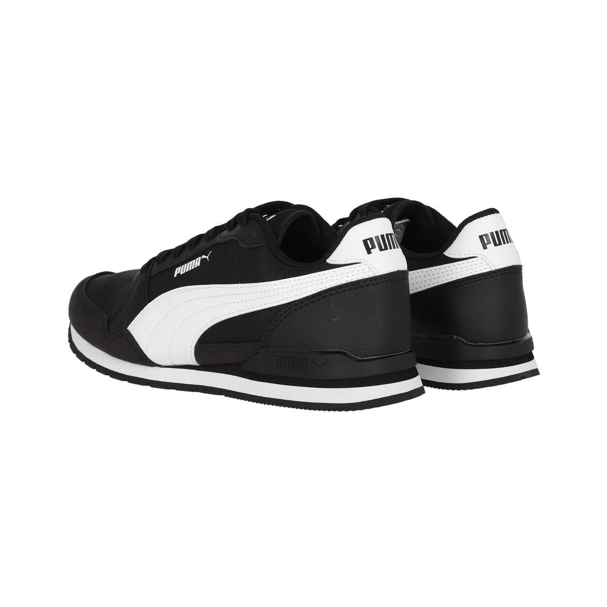 Zapatilla Puma ST Runner v3 NL Flat Hombre Black/White-3