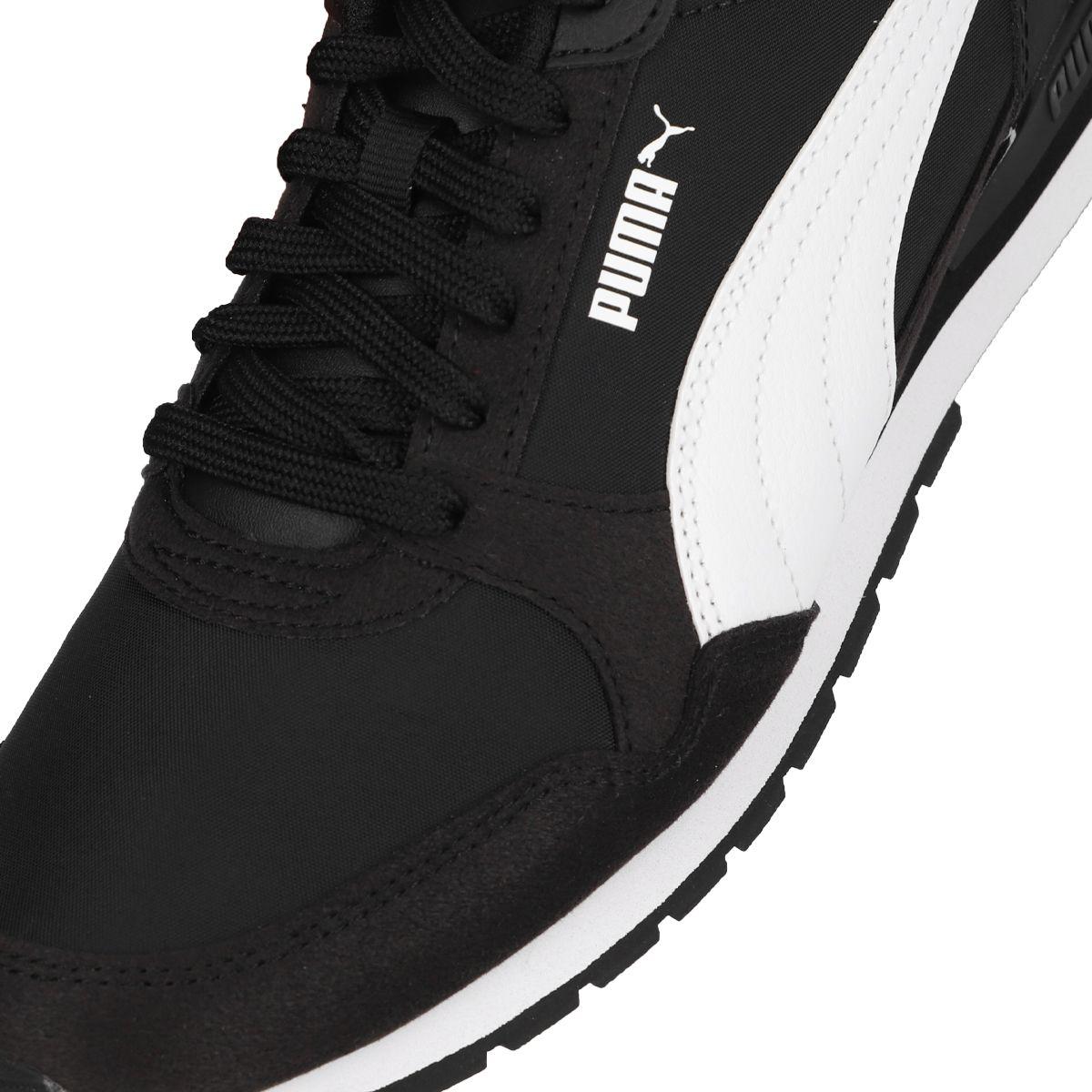 Zapatilla Puma ST Runner v3 NL Flat Hombre Black/White-5