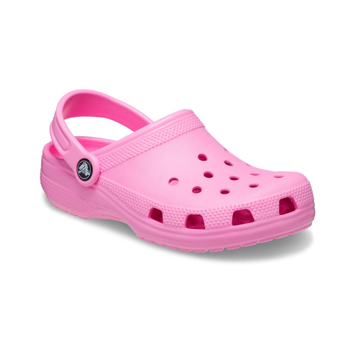 Zueco Crocs Classic Niña Taffy Pink-0