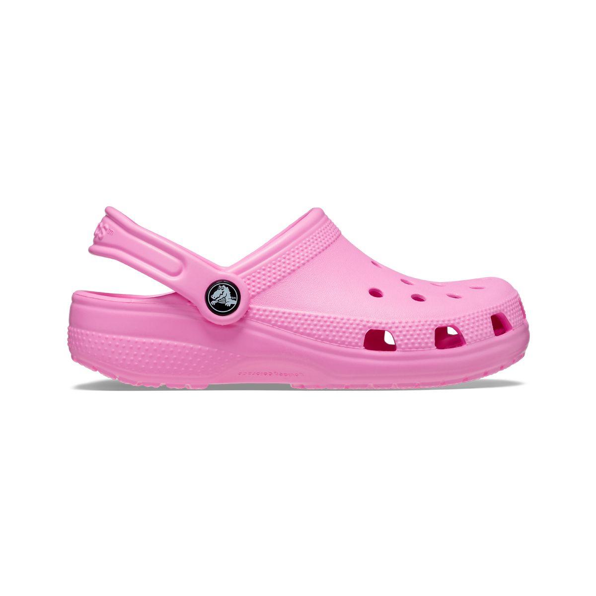 Zueco Crocs Classic Niña Taffy Pink-1