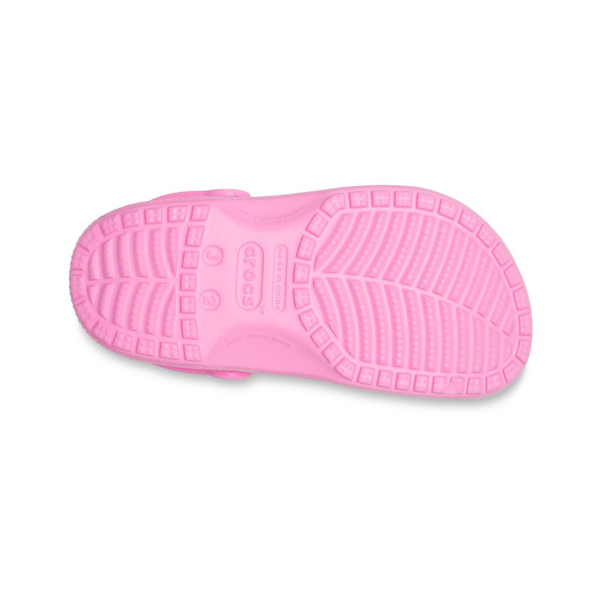 Zueco Crocs Classic Niña Taffy Pink-3
