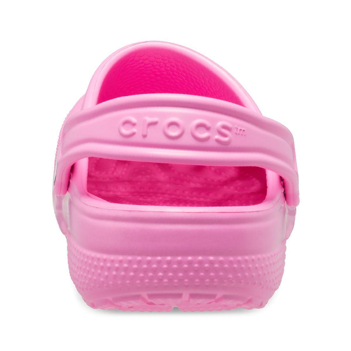 Zueco Crocs Classic Niña Taffy Pink-4