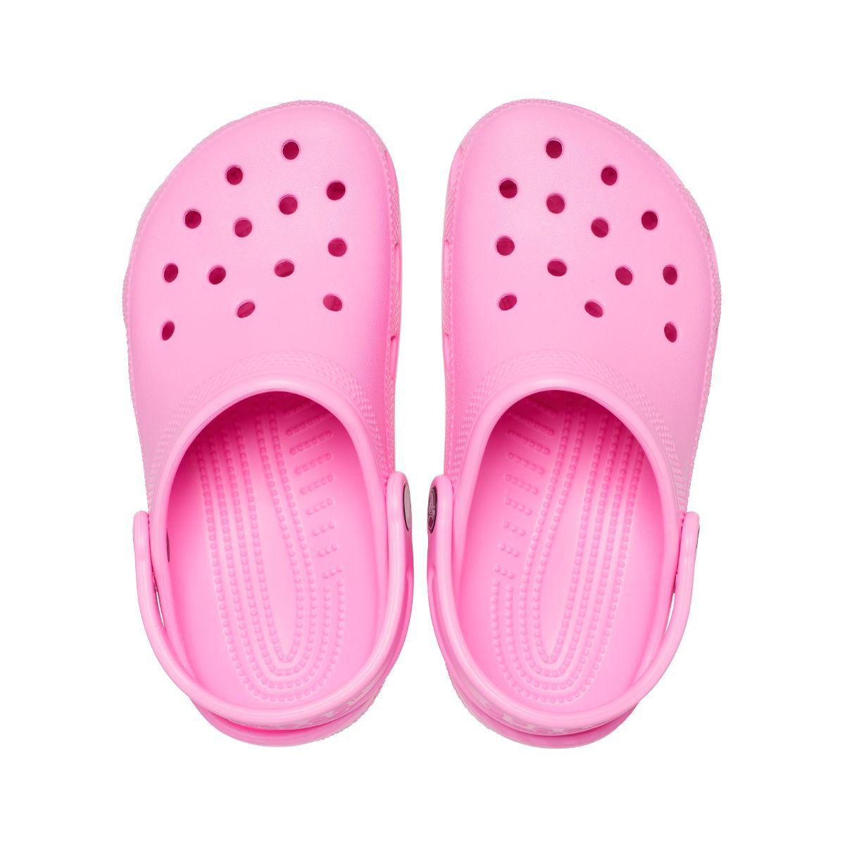 Zueco Crocs Classic Niña Taffy Pink-5