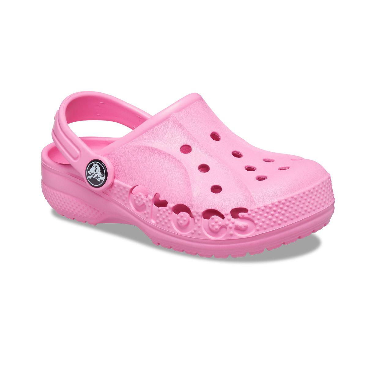 Zueco Crocs Baya Niños TD Pink-0