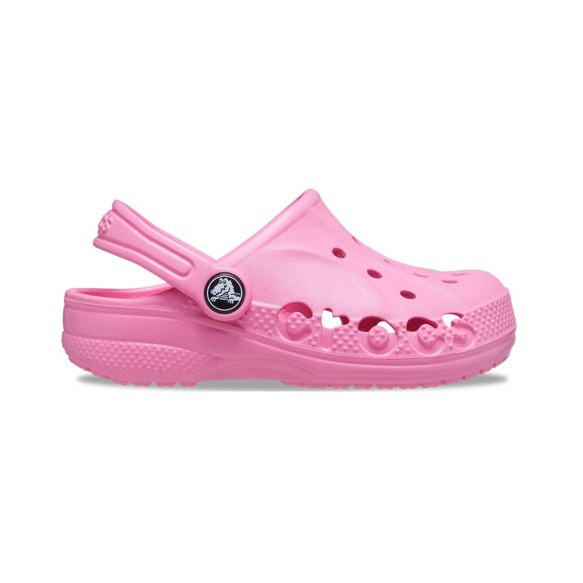 Zueco Crocs Baya Niños TD Pink-1