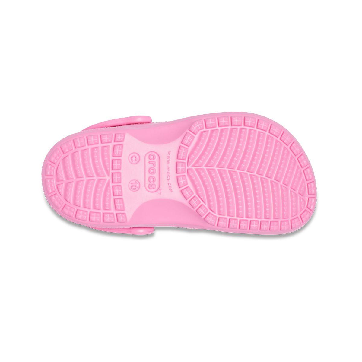 Zueco Crocs Baya Niños TD Pink-3
