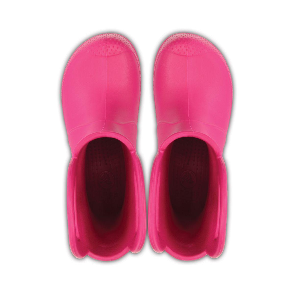 Bota Crocs Handle It Rain Niño Pink-4