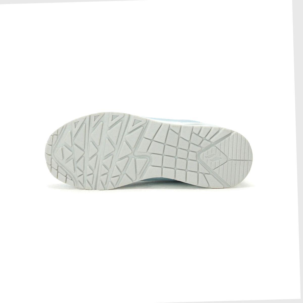 Zapatillas Joven Uno Gen1 Shimmer Away Skechers Celestes-4