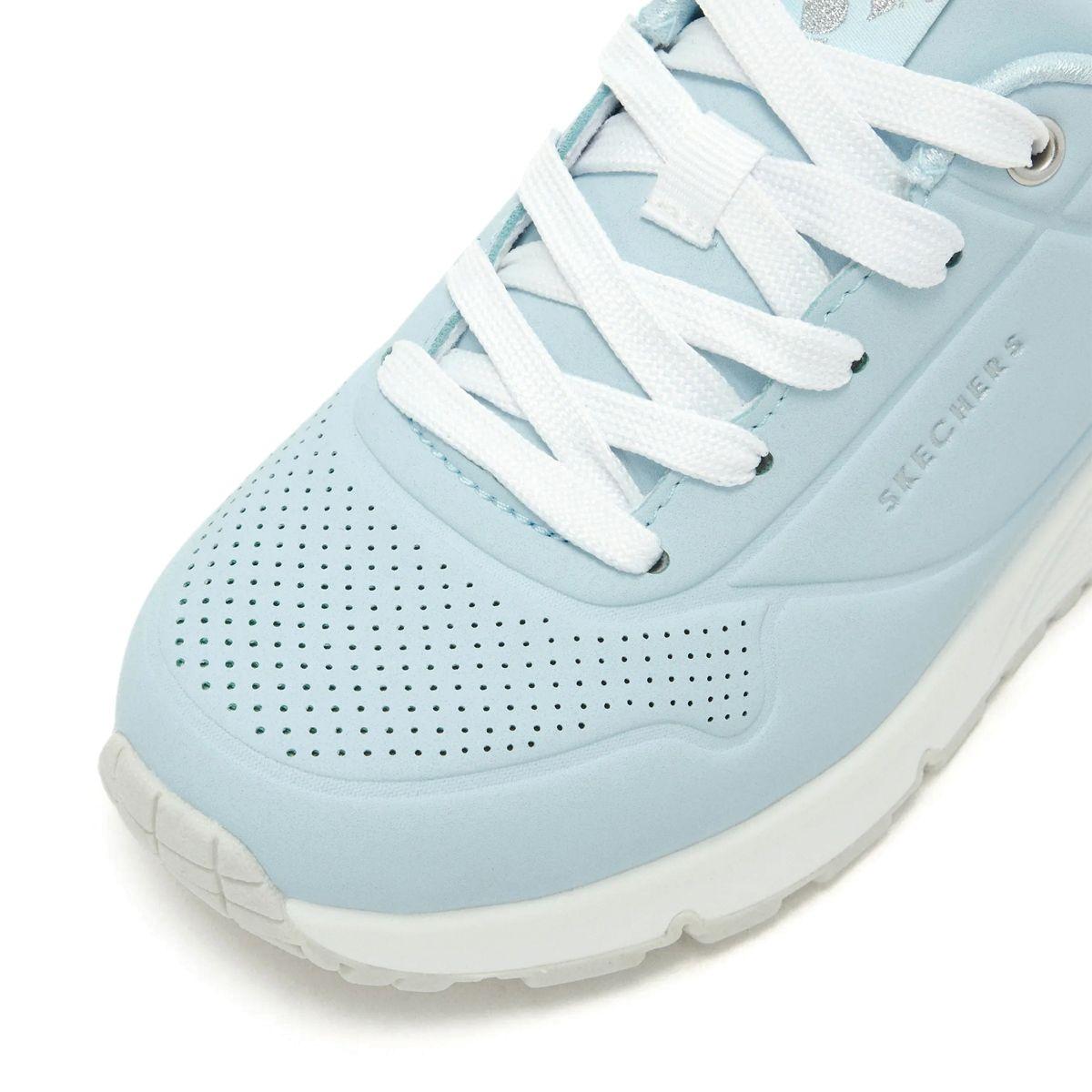 Zapatillas Joven Uno Gen1 Shimmer Away Skechers Celestes-5