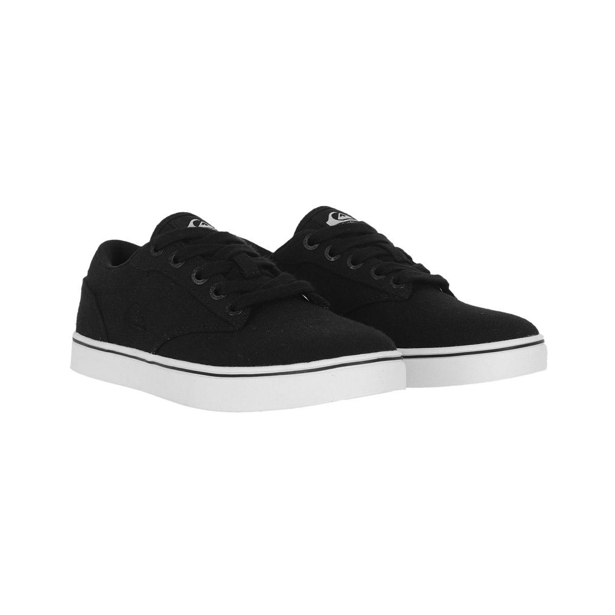 Zapatilla Quiksilver Take Off  Canvas Niño  Black/Red-2