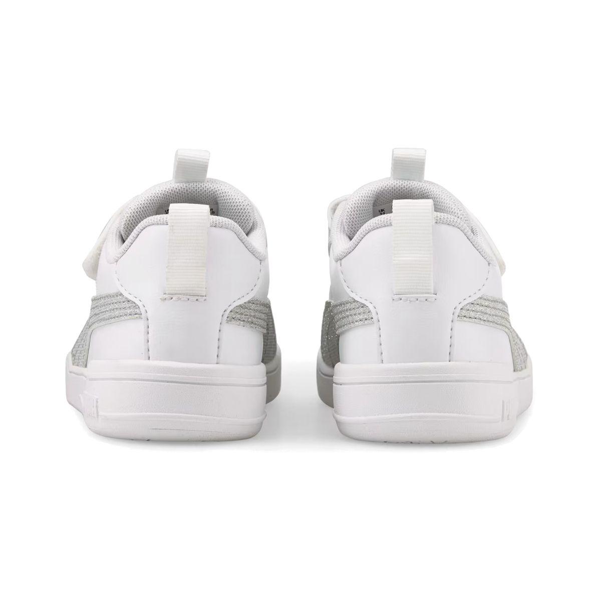 Zapatillas Niños Multiflex Glitz Formstrip Puma Blanca/Plata-3