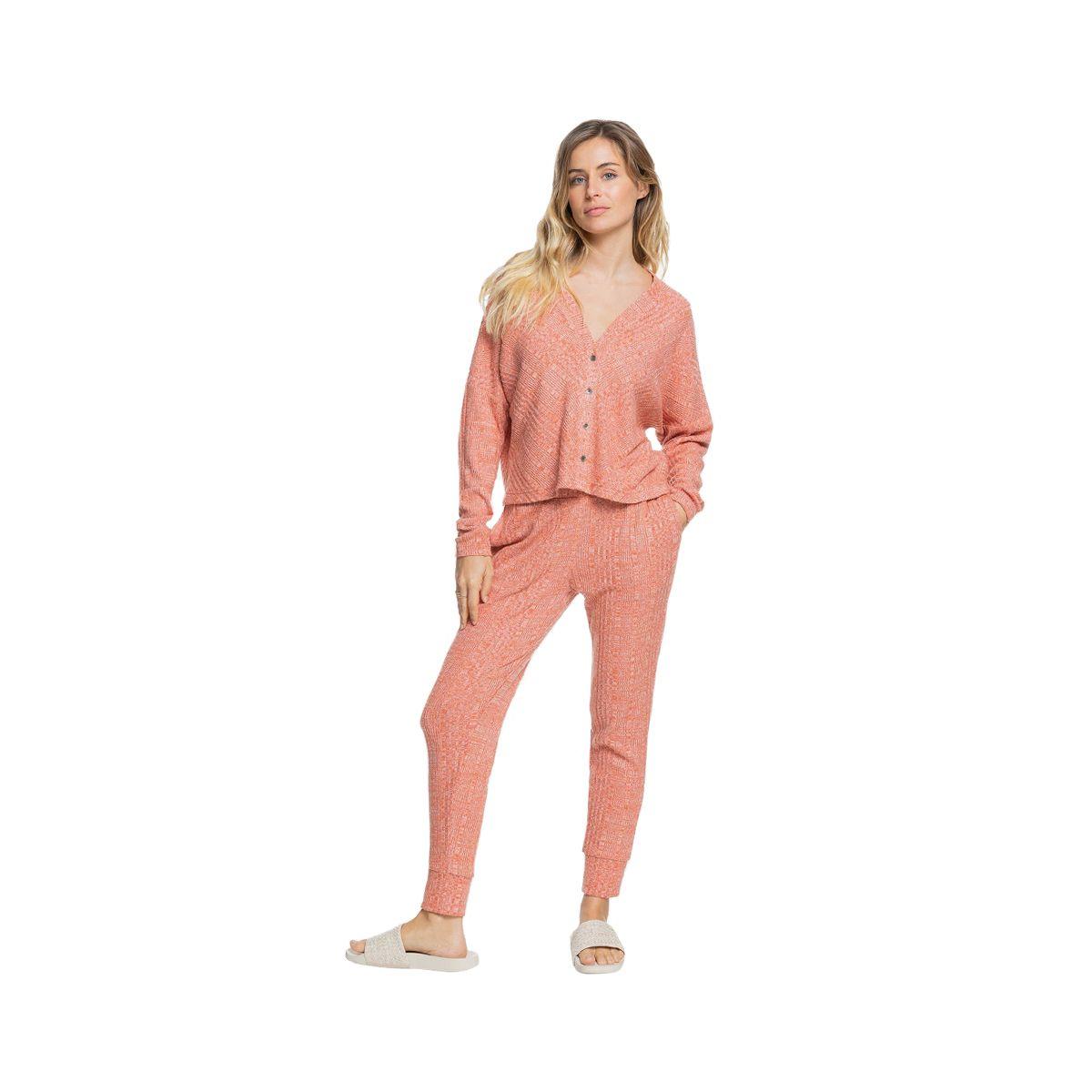Cardigan Roxy Lazy Day Mujer Ginger Spice-2