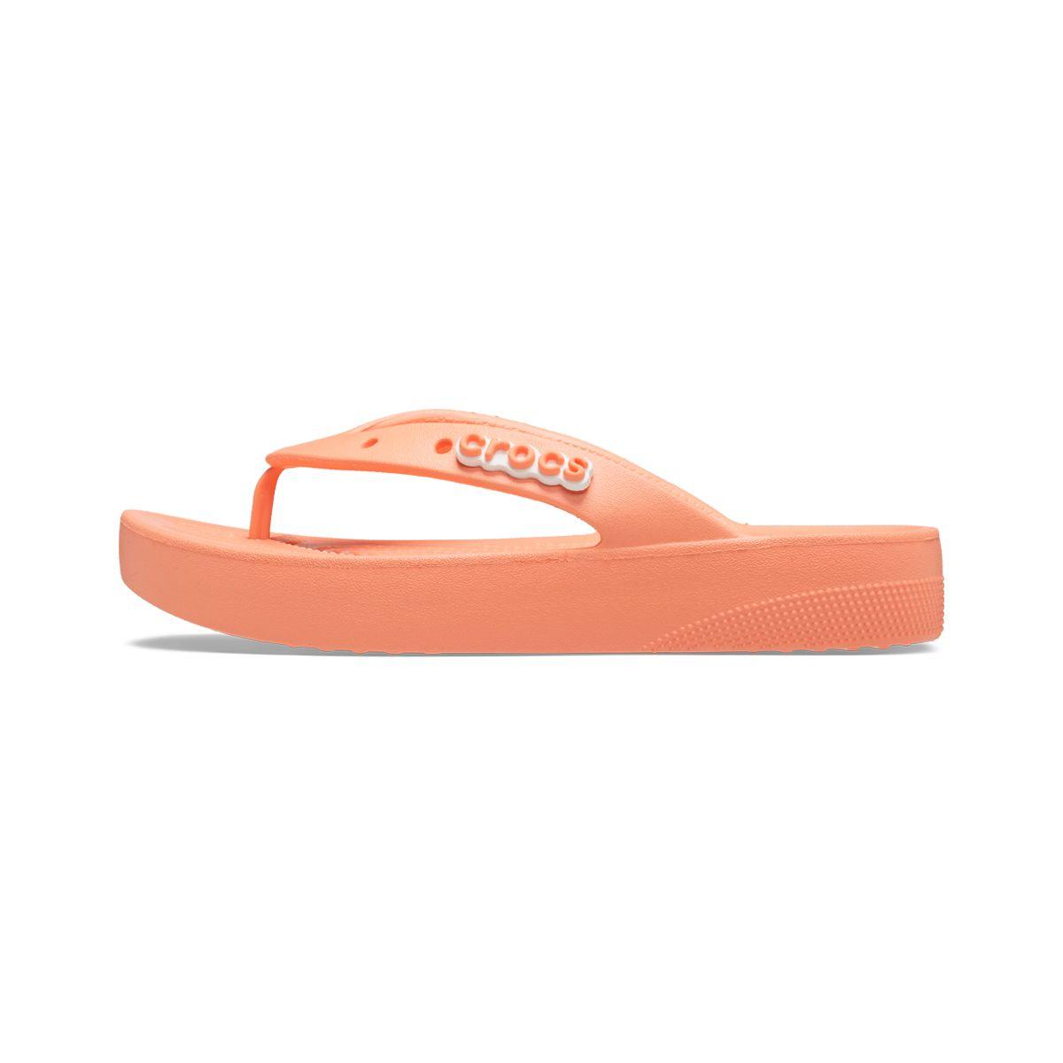 Sandalia Crocs Classic Platform Flip Flop Unisex Papaya-2