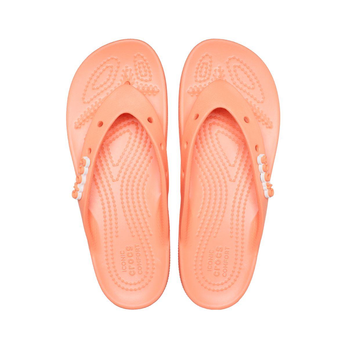 Sandalia Crocs Classic Platform Flip Flop Unisex Papaya-5