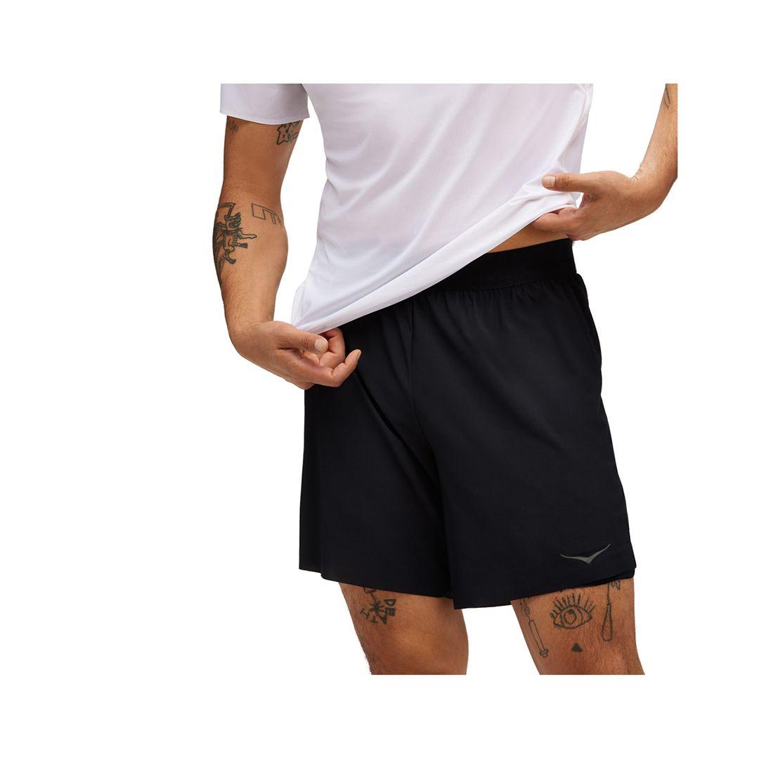 Short Hoka Glide 7 Hombre Blacks-0