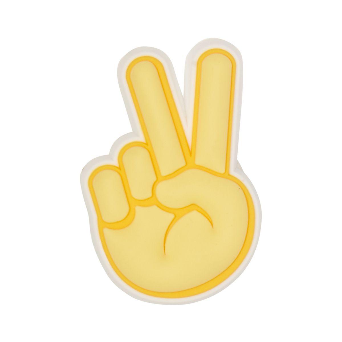 Jibbitz Crocs Peace Hand Sign-0
