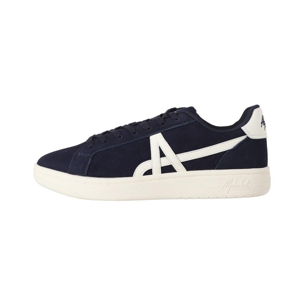 Zapatillas Hombre Round Low Alphabet Azules/Blancas-1