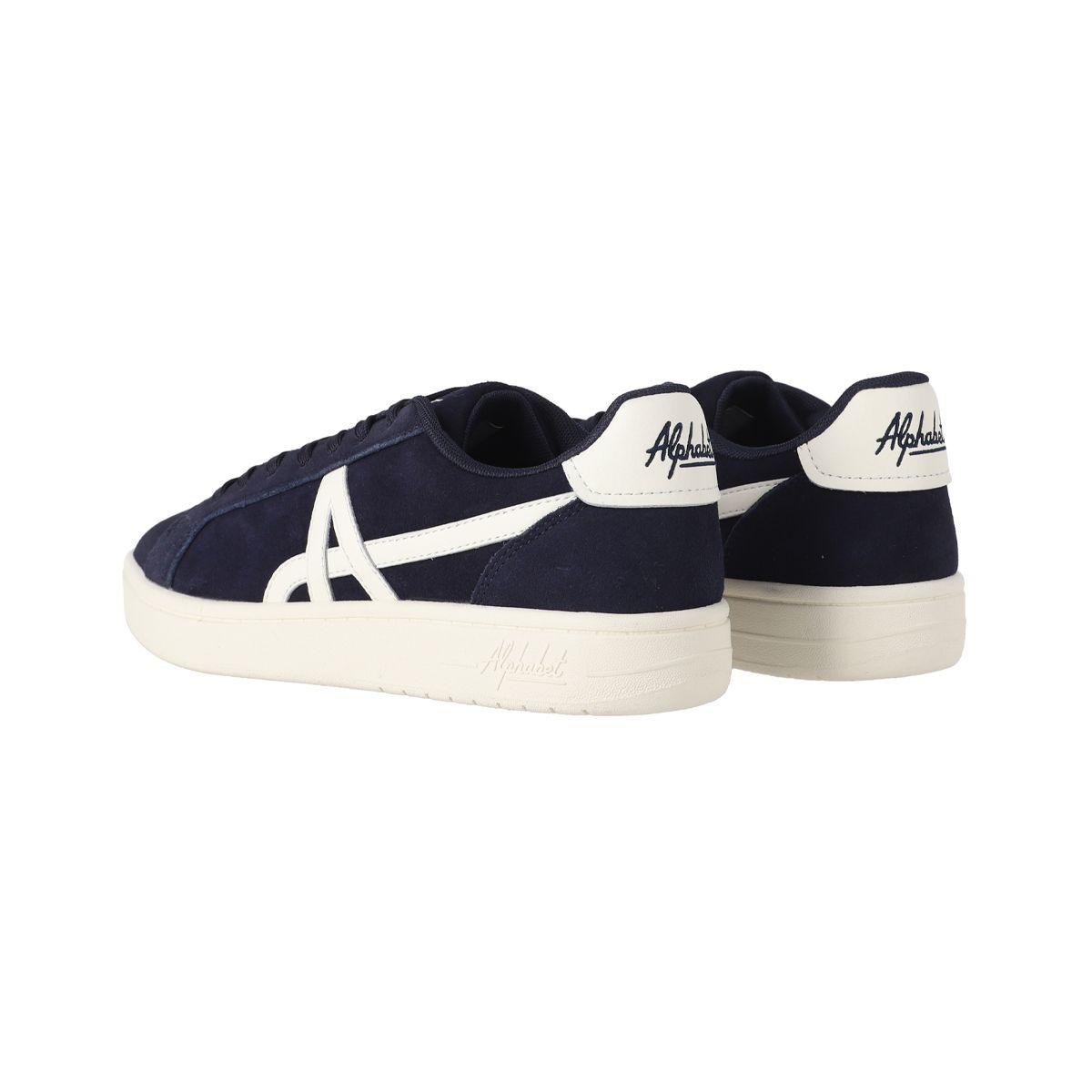 Zapatillas Hombre Round Low Alphabet Azules/Blancas-3