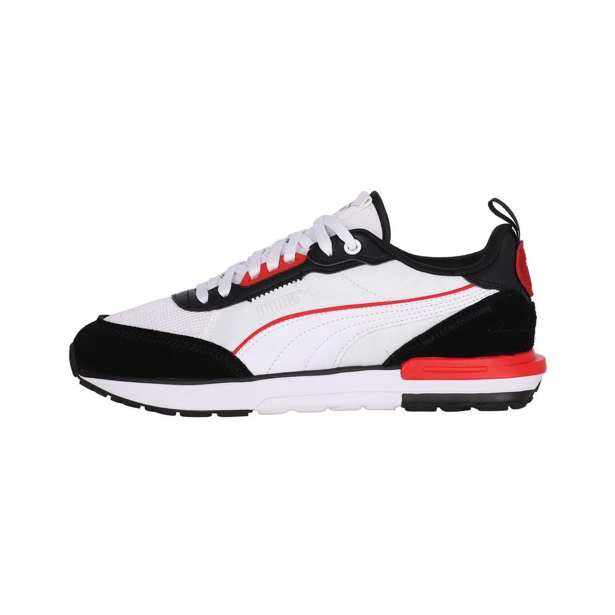 Zapatilla Puma R22 Hombre White/Black/Red-0