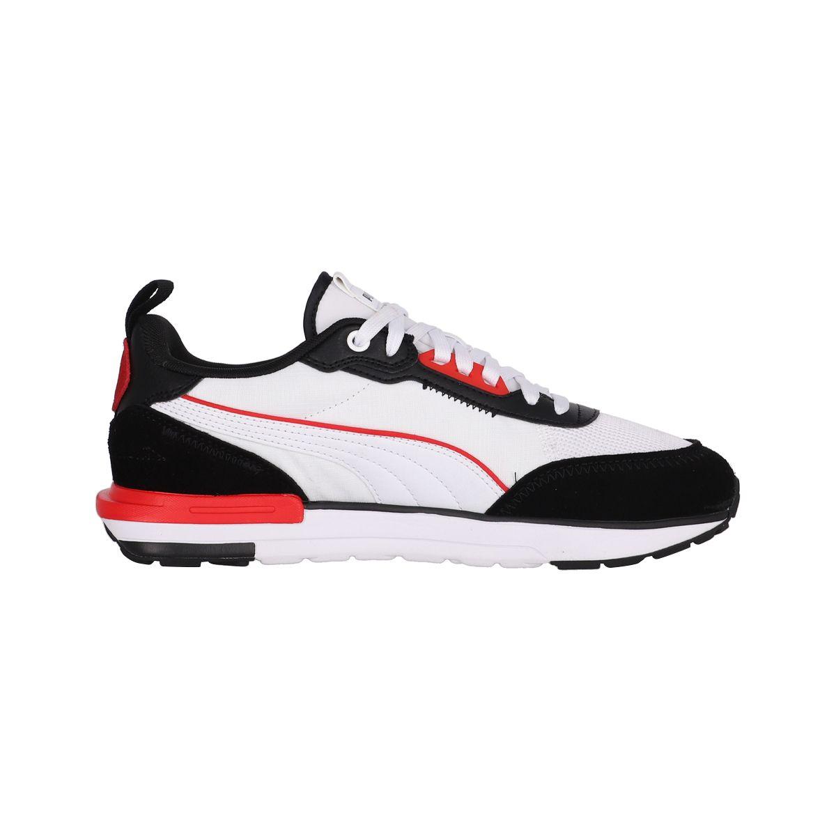 Zapatilla Puma R22 Hombre White/Black/Red-1