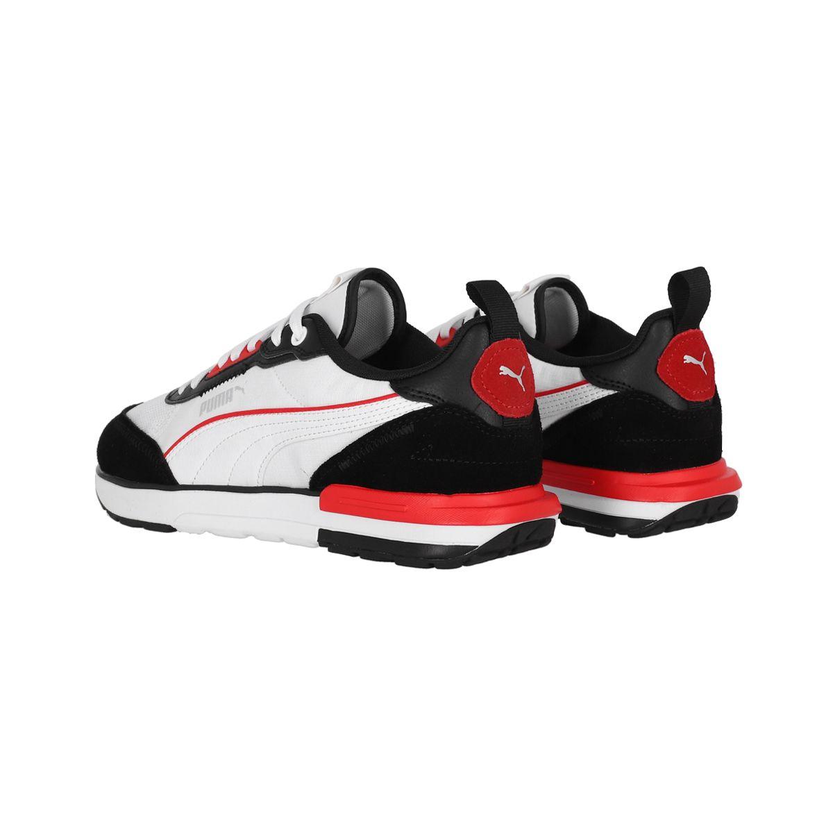 Zapatilla Puma R22 Hombre White/Black/Red-3