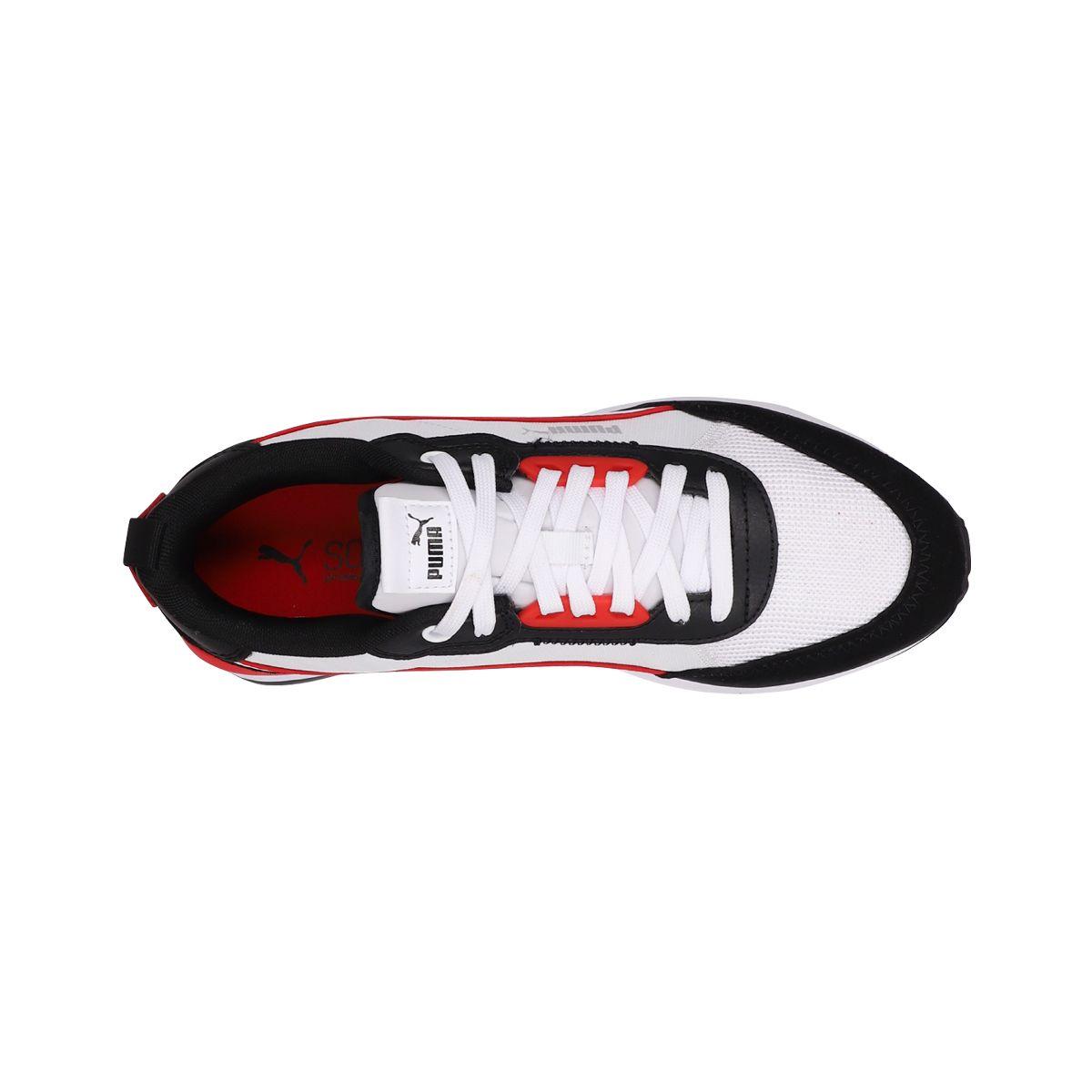 Zapatilla Puma R22 Hombre White/Black/Red-4