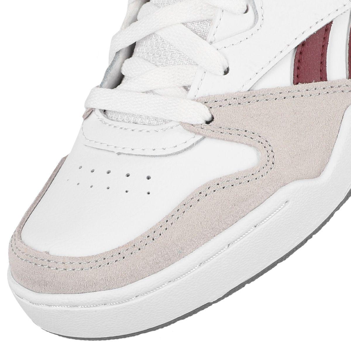 Zapatilla Reebok Royal BB4500 HI 2 Hombre Blanco/Borgoña-5