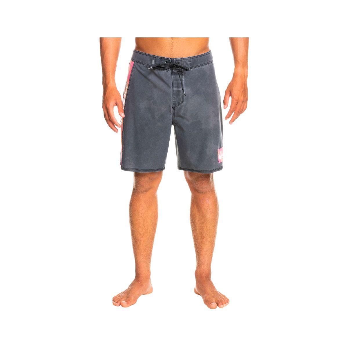 Boardshorts Quiksilver Surfsilk Acid Wash 18" Hombre Black-0